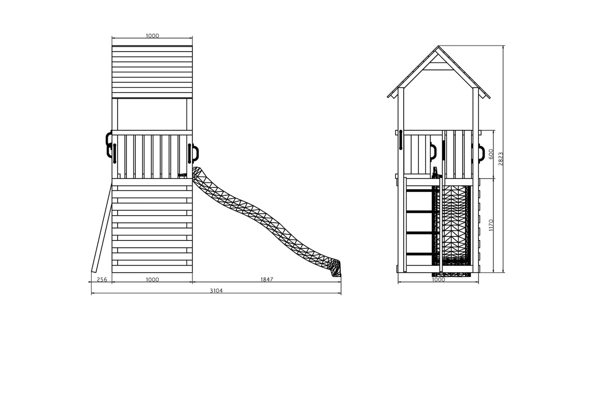 Shire Adventure Peaks Fortress 1 Climbing Frame