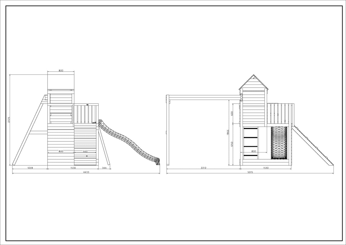 Shire Treehouse Climbing Frame