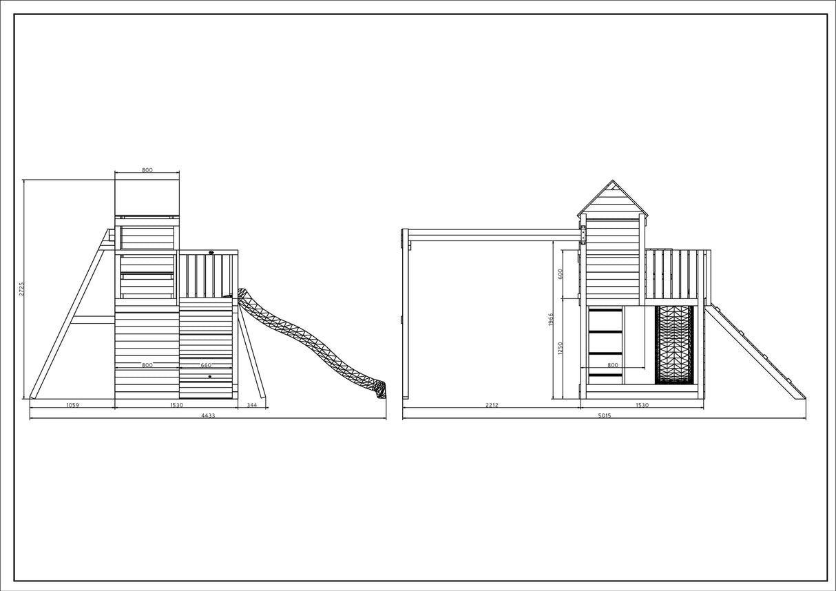 Shire Treehouse Climbing Frame