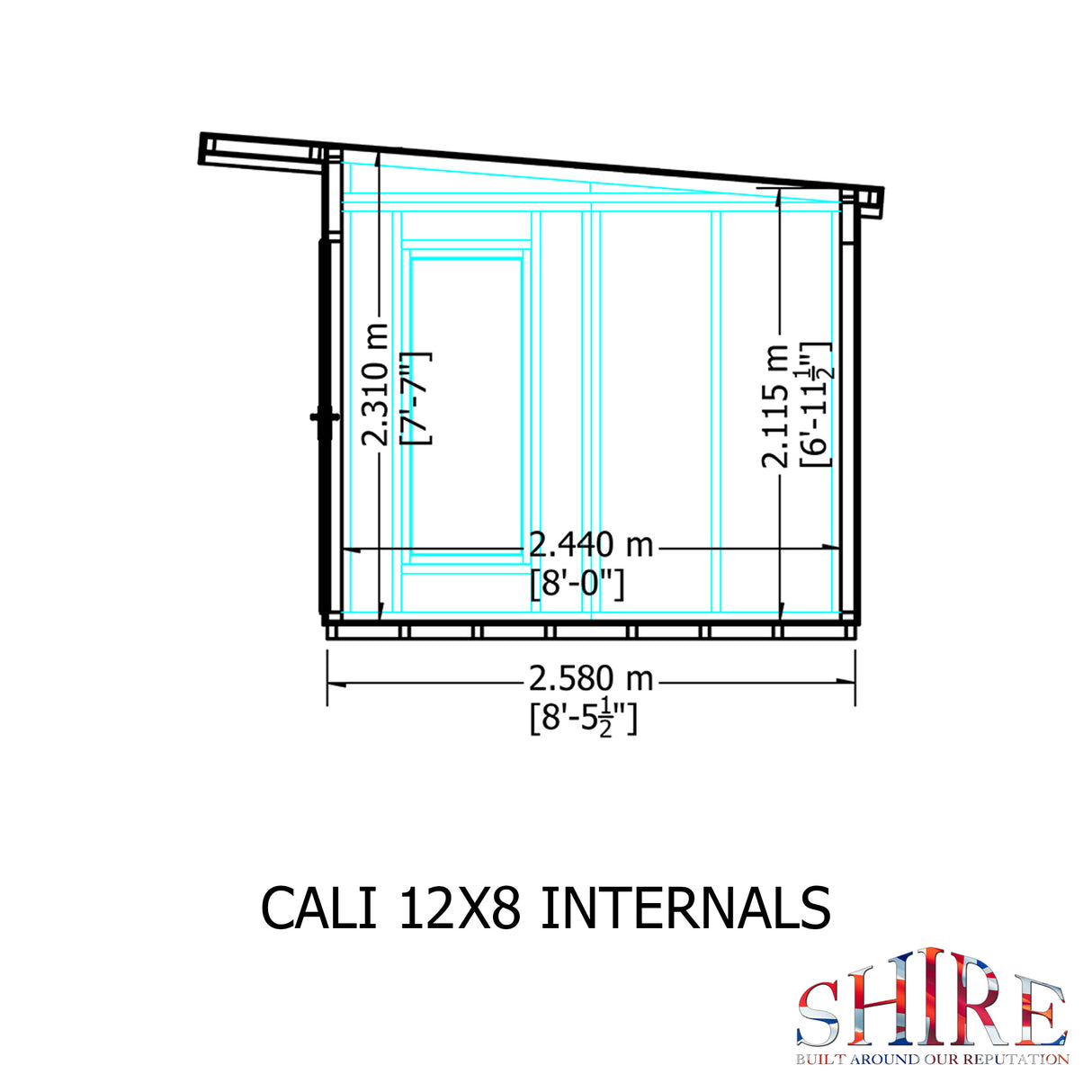 Shire Cali 12x8 Garden Office