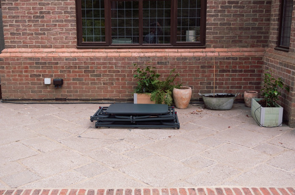 Perth Folding 4 Piece Garden Furniture Set - Great for Caravans or Limited Space!