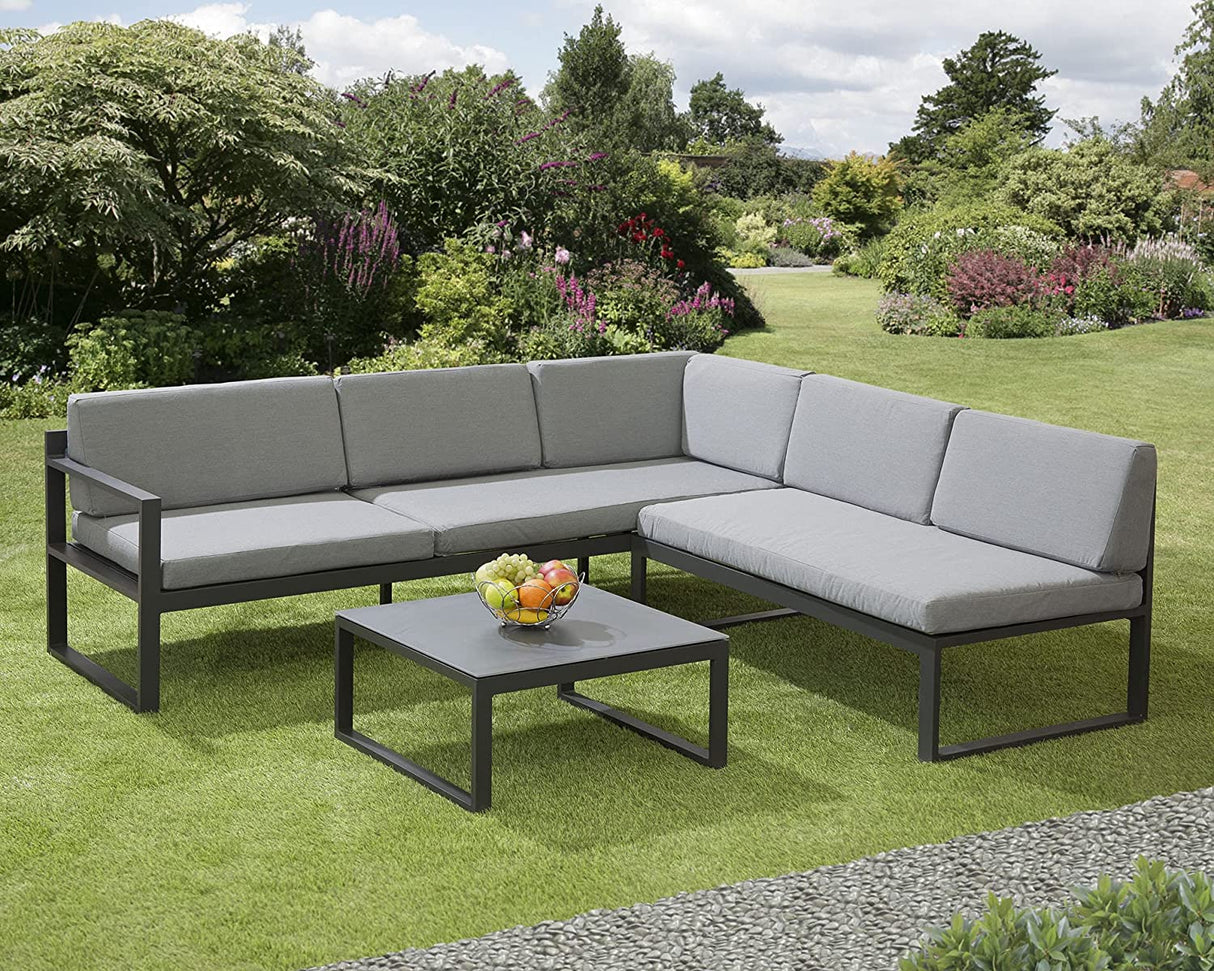 Sydney Large Corner Lounge Set with Built in Sun Lounger