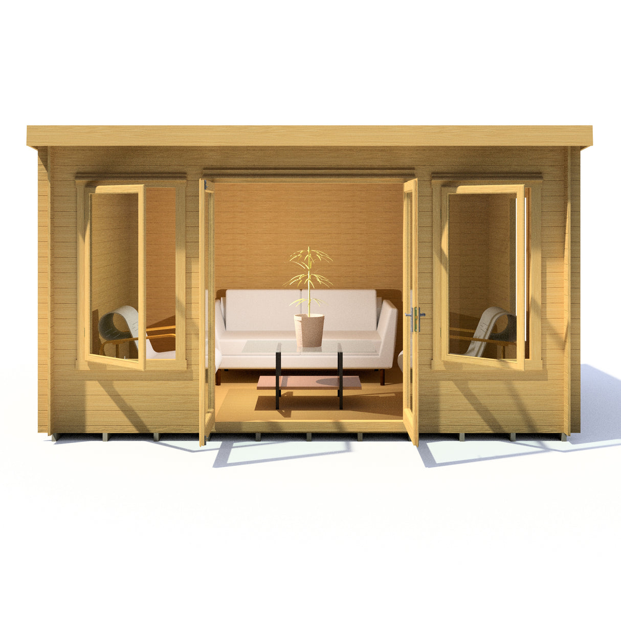 Shire Emmeth 10x13 Log Cabin