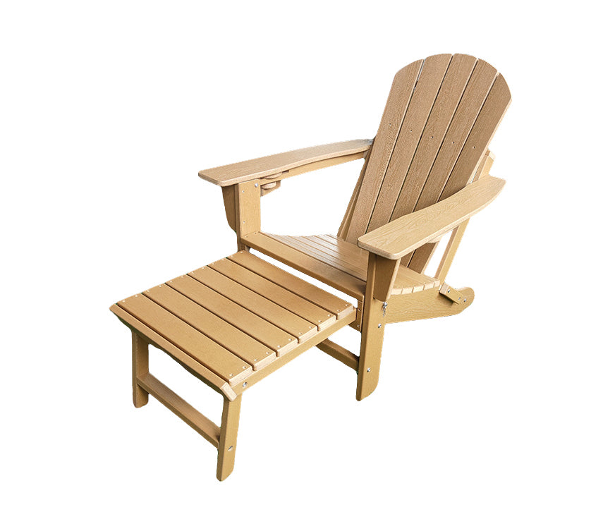Vienna Wood Effect Adirondack Chair - Teak