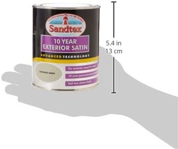 Sandtex 10 Year Exterior Satin 750ml - Soothing Green