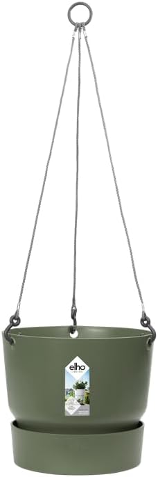 Greenville 24cm Hanging Basket - Leaf Green