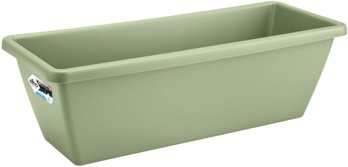 Barcelona Trough 50 - Planter for Balcony & Outdoor - Pistachio