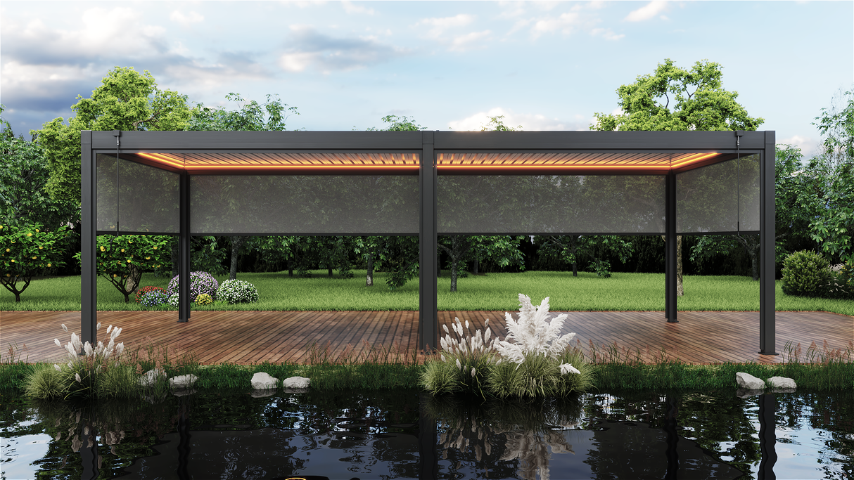 Athena 6m x 3m Aluminium Pergola