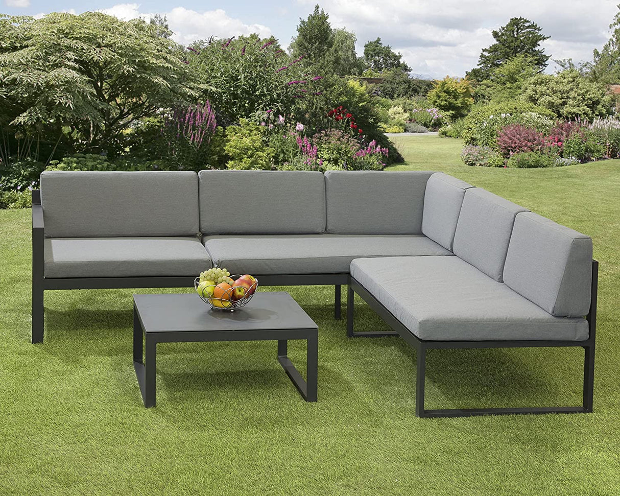Sydney Large Corner Lounge Set with Built in Sun Lounger
