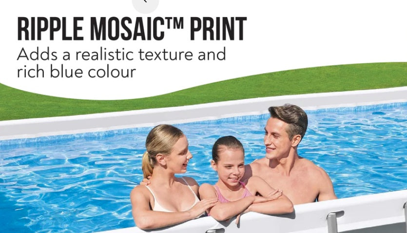 Bestway Power Steel Above Ground Pool with Pump and Ladder 24ft