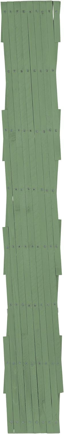 Riveted Garden Trellis Green - 0.3m x 1.8m