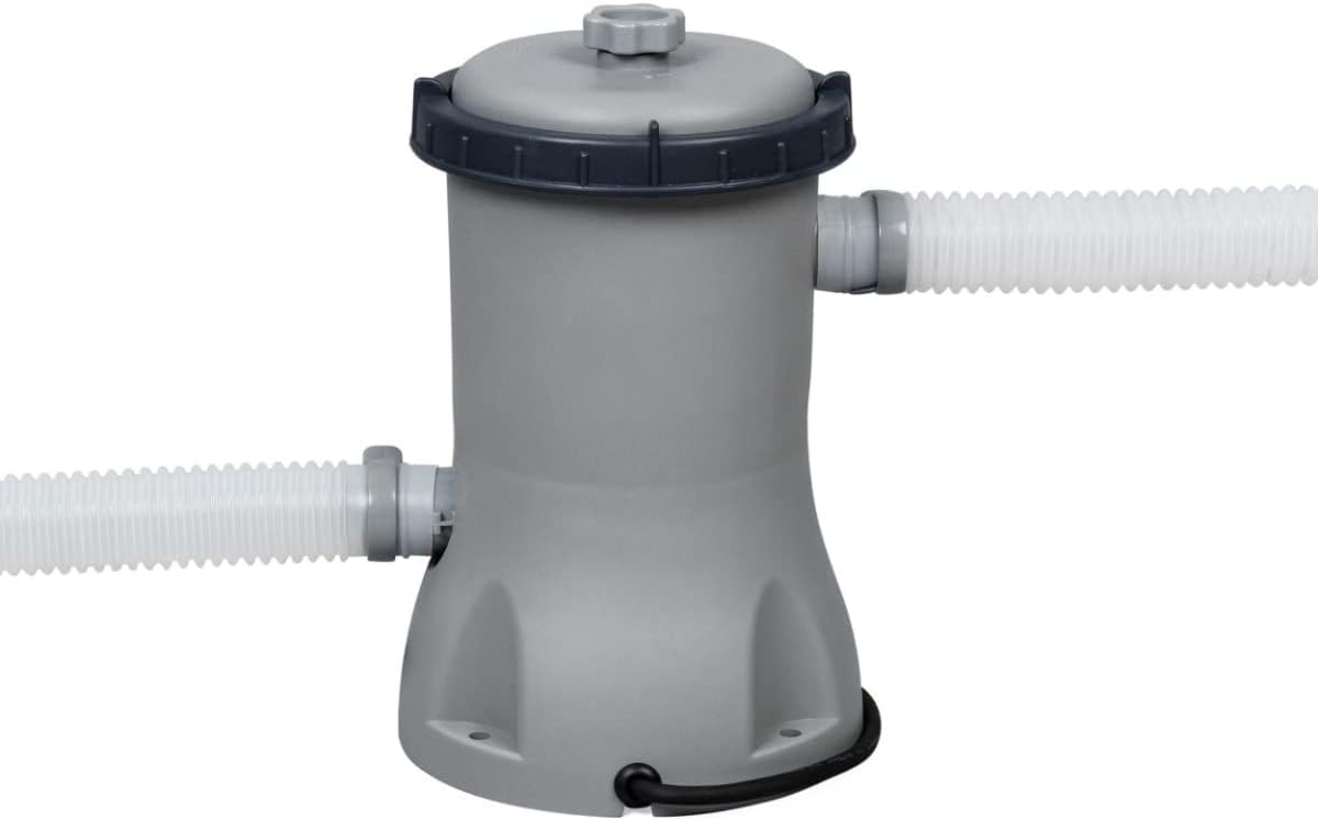 Bestway 12ft x 48in Grey Round Steel Pro Max Above Ground Pool Set