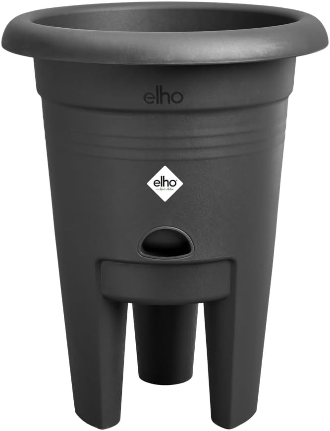 Green Basics Strawberry Pot 22cm - Living Black