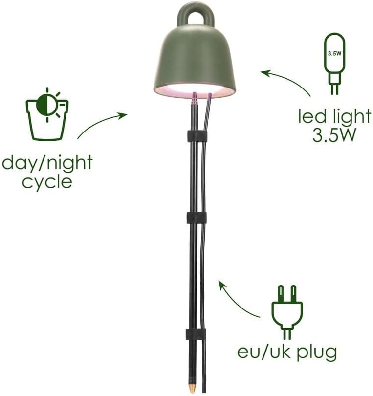 LED Leaf Light Care 36cm - Leaf Green