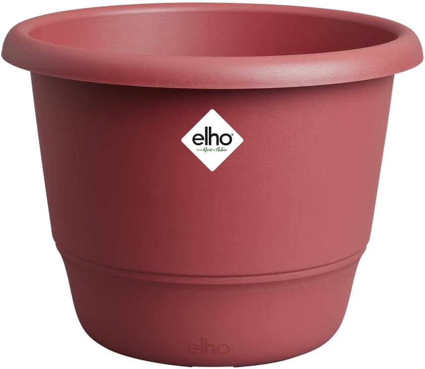 Amiga Round Plant Pot 47cm - Theatre Red