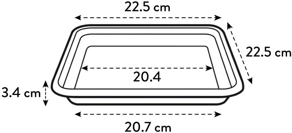 Loft Urban Square Saucer 22cm - Living Concrete