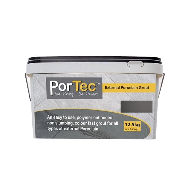 PorTec External Porcelain Grout - Midnight 12.5kg