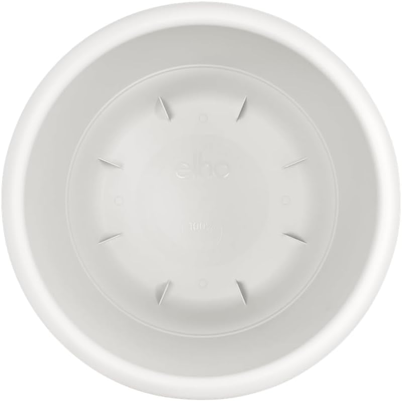 Amiga Round Plant Pot 40cm - Silky White