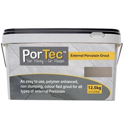 PorTec External Porcelain Grout - Dove 12.5kg