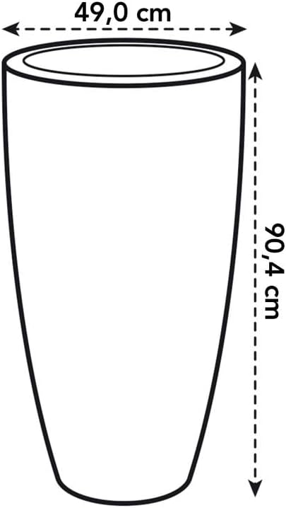 Pure Soft Round High 50cm - Anthracite