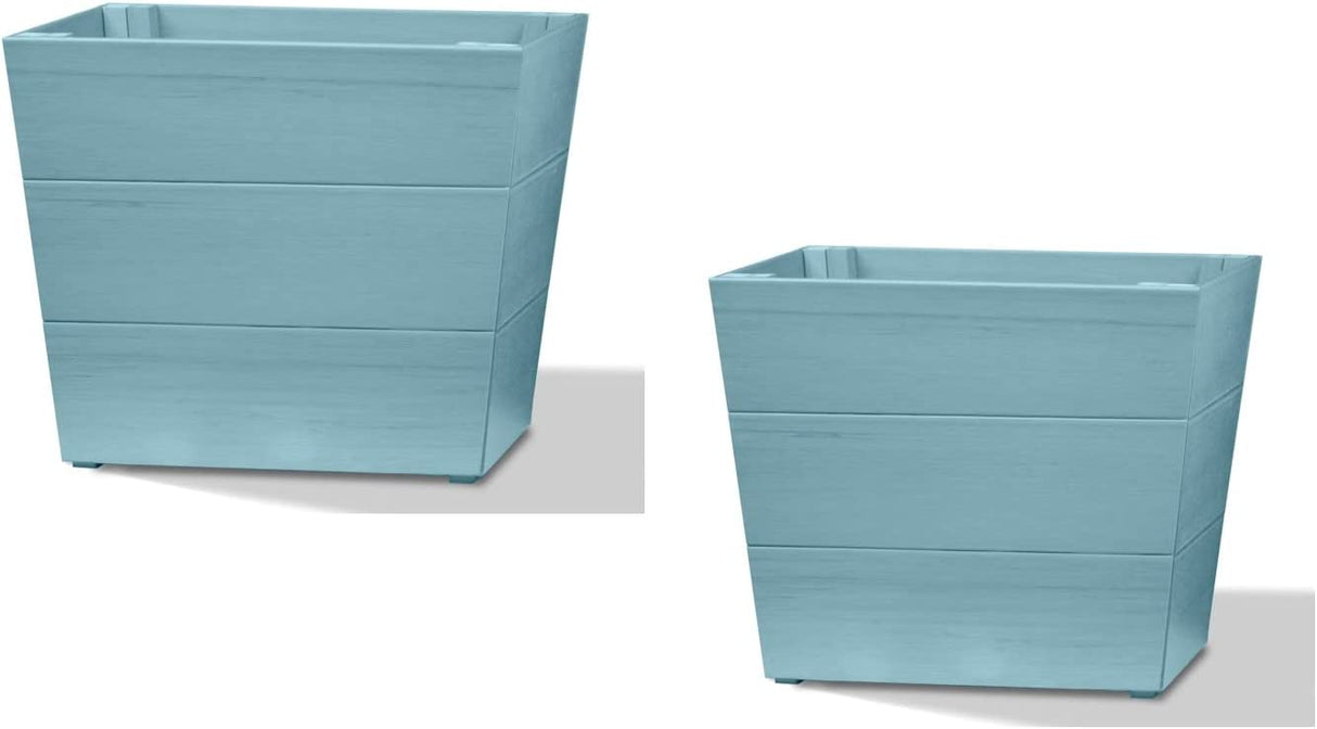 Winawood Small Planters Set of 2- Powder Blue