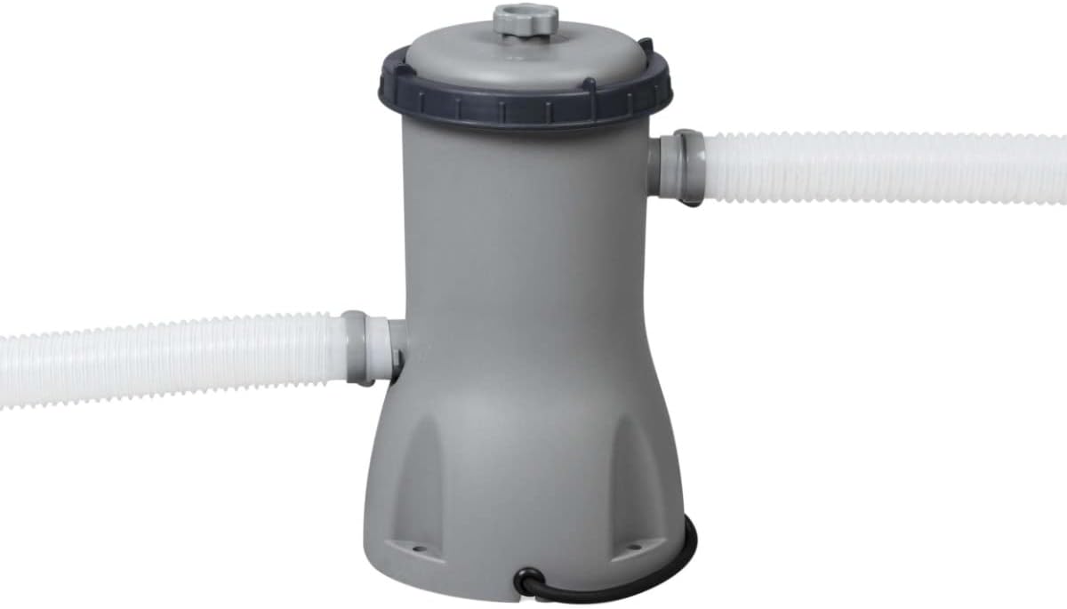 Bestway Power Steel Above Ground Pool with Pump and Ladder 18 Ft