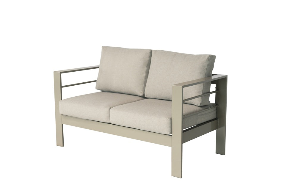 Wisteria Lane Aluminium Love Seat - Champagne