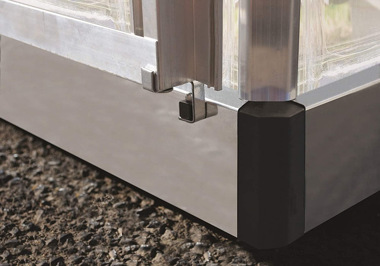 Octave 8' x 12' Greenhouse - Silver Frame & Clear Polycarbonate Panels