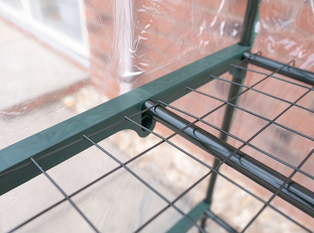 4 Tier Wide Arc Grow House with Clear Cover - 160x80x45cm