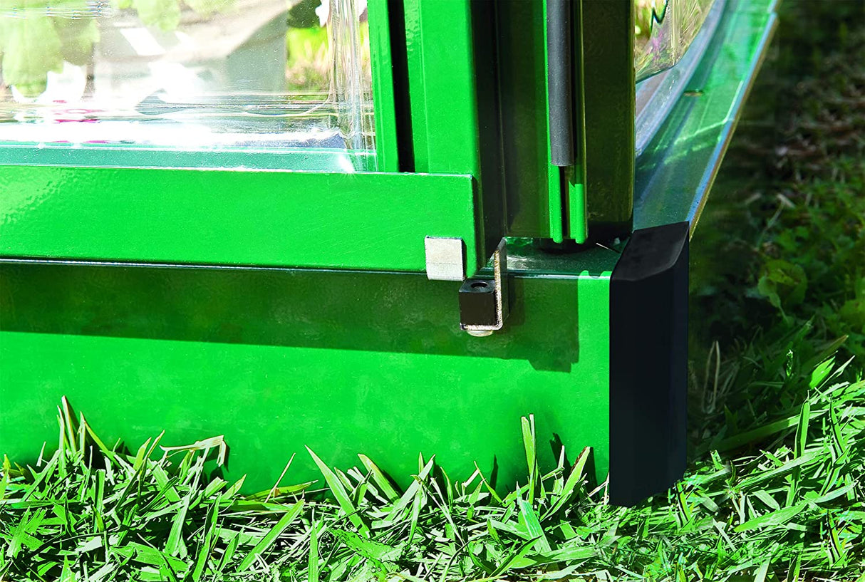 Balance 8' x 12' Greenhouse - Green Frame & Hybrid Polycarbonate Panels