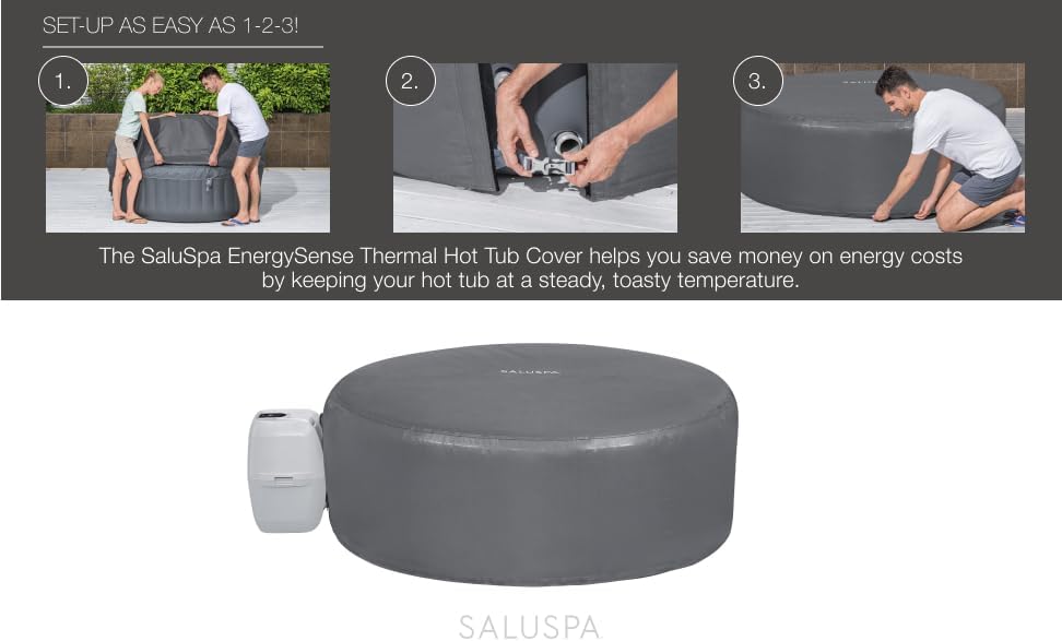 Round Thermal Spa Cover (71" x 26")