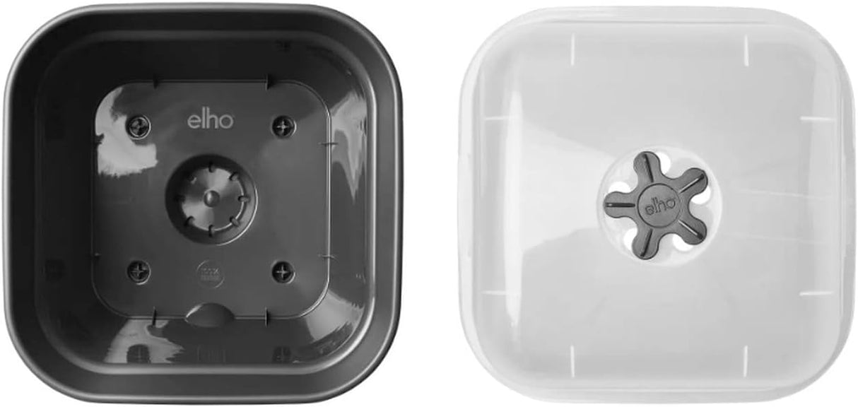 Green Basics Square All in 1 Growpot 25cm - Living Black