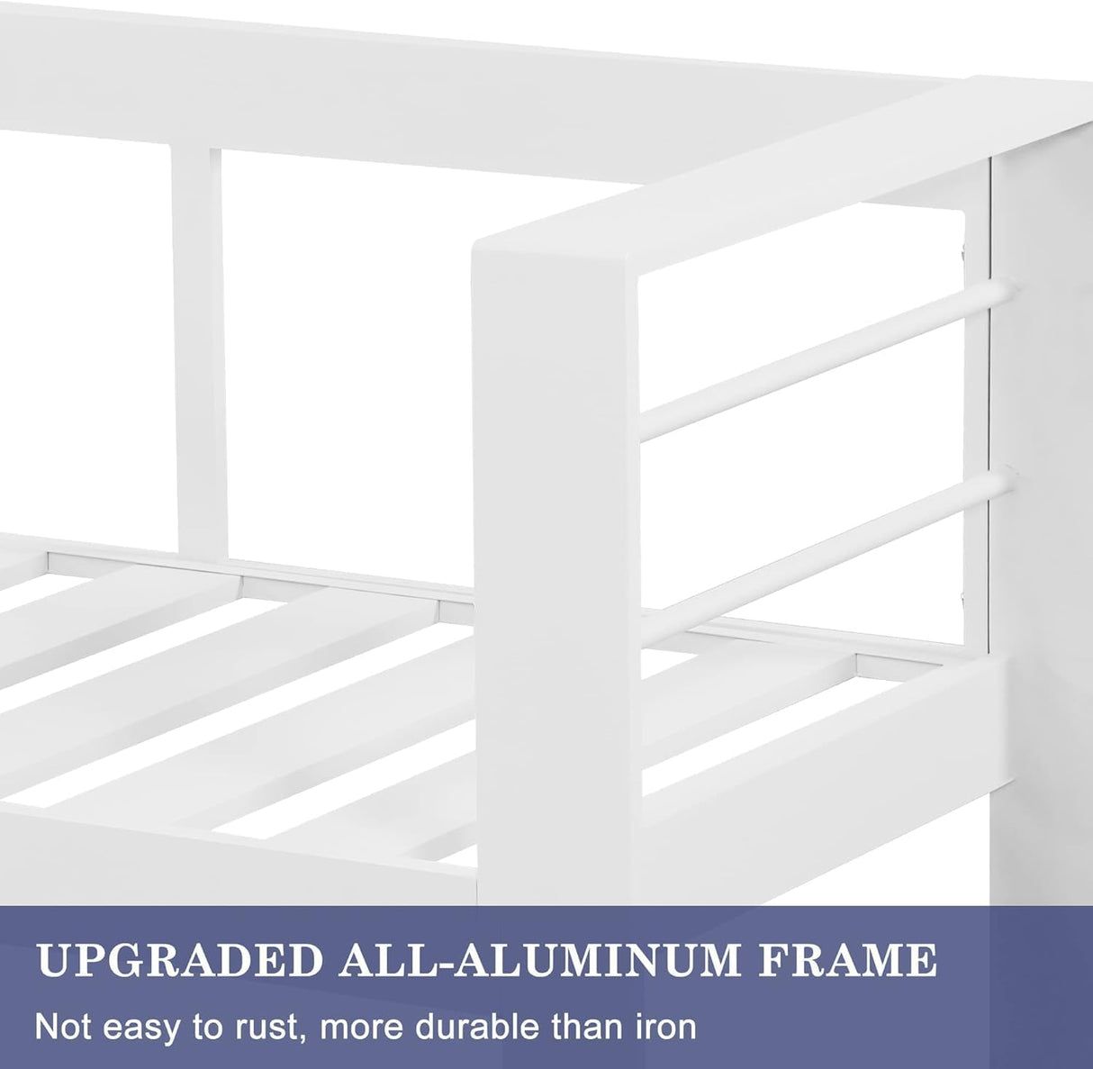 Wisteria Lane Aluminium Loveseat, 2 Seat Sofa - White