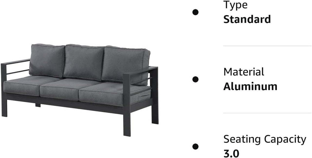 Wisteria Lane Aluminium 3 Seat Garden Sofa