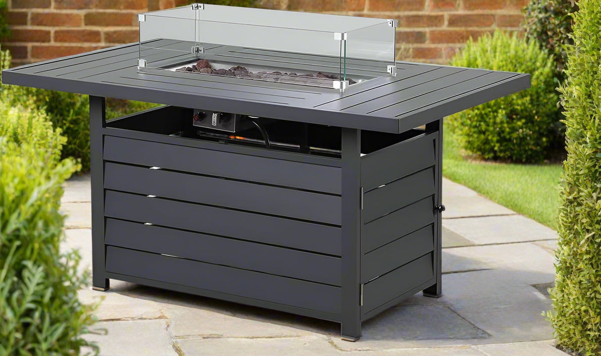 Wisteria Lane Aluminium Fire Pit Table