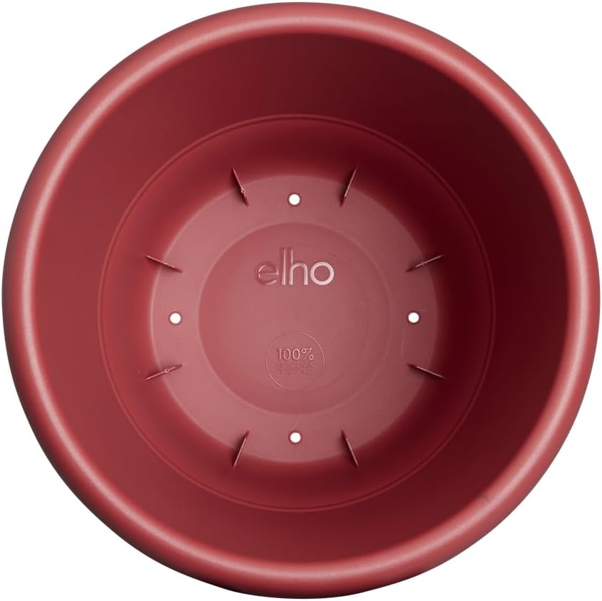 Amiga Round Plant Pot 40cm - Theatre Red