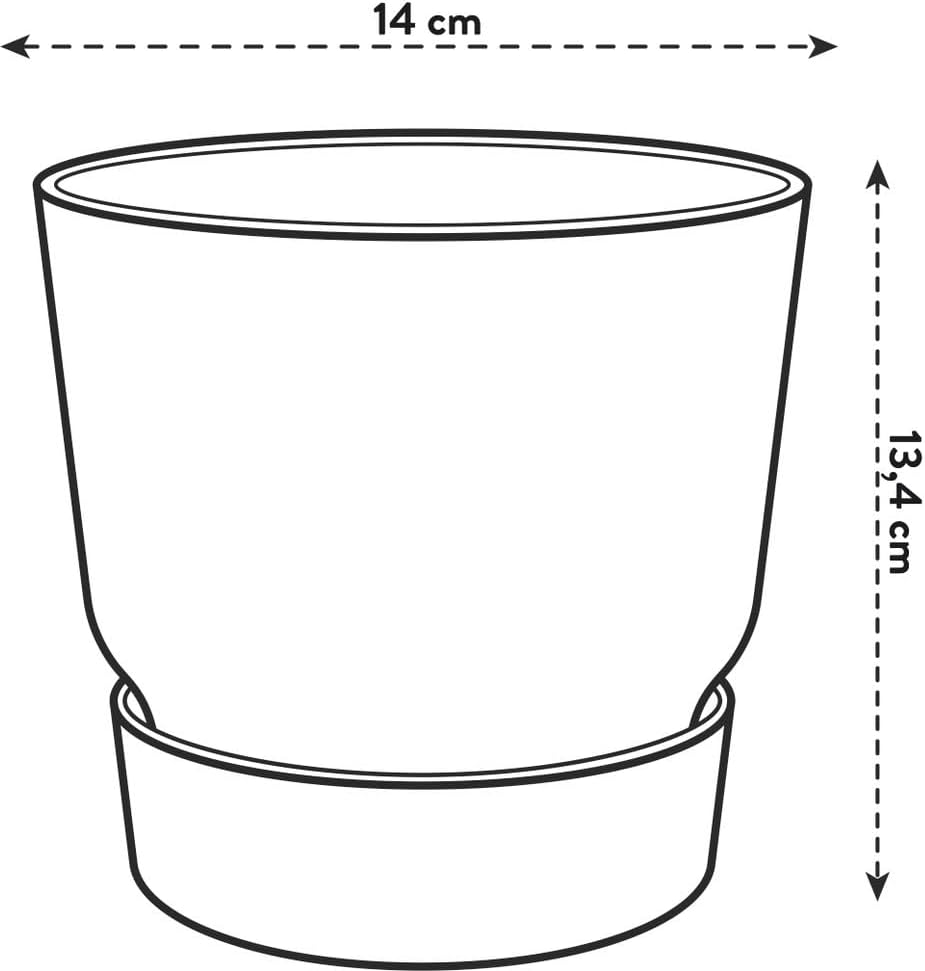Greenville Round 14cm - Living Concrete