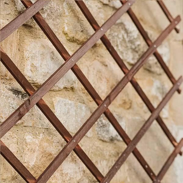 1.8 x 1.2 m Riveted Garden Trellis - Tan