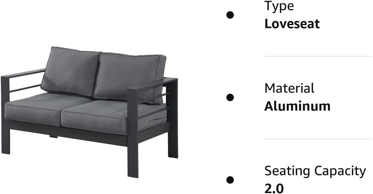 Wisteria Lane Aluminium Loveseat - 2 Seat Sofa