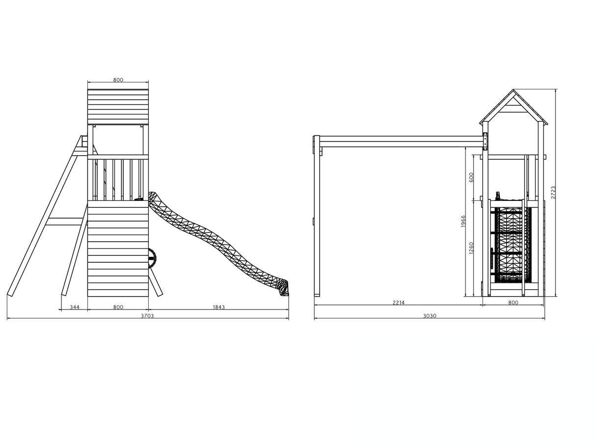 Shire Sky High Hideout Climbing Frame