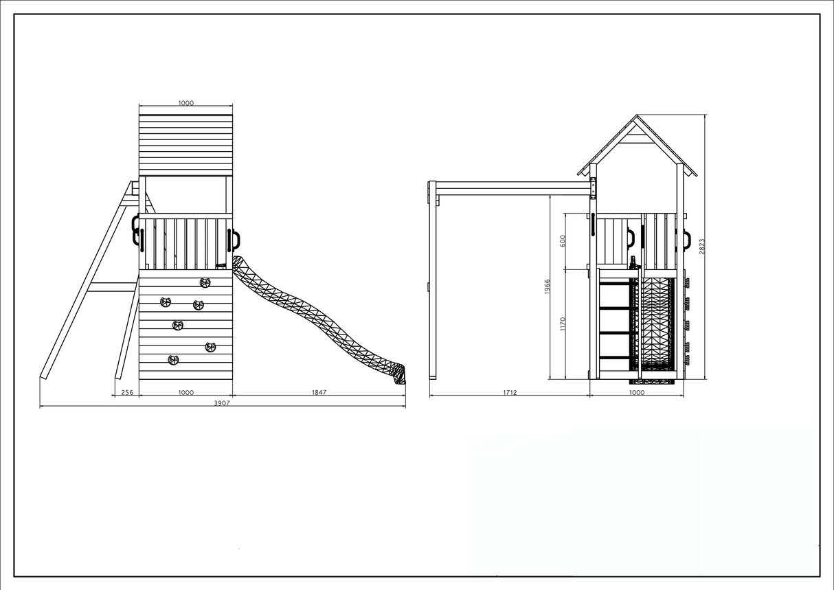 Shire Adventure Peaks Fortress 2 Climbing Frame