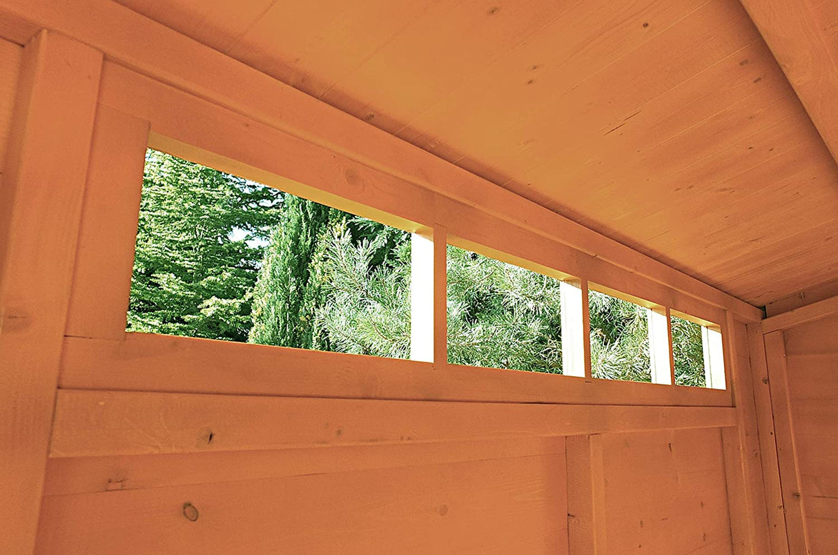 Shire Security Apex 10x8 Single Door Shed