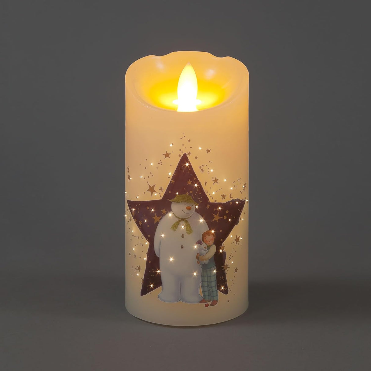 15cm The Snowman, Snowdog & Billy Christmas LED Candle