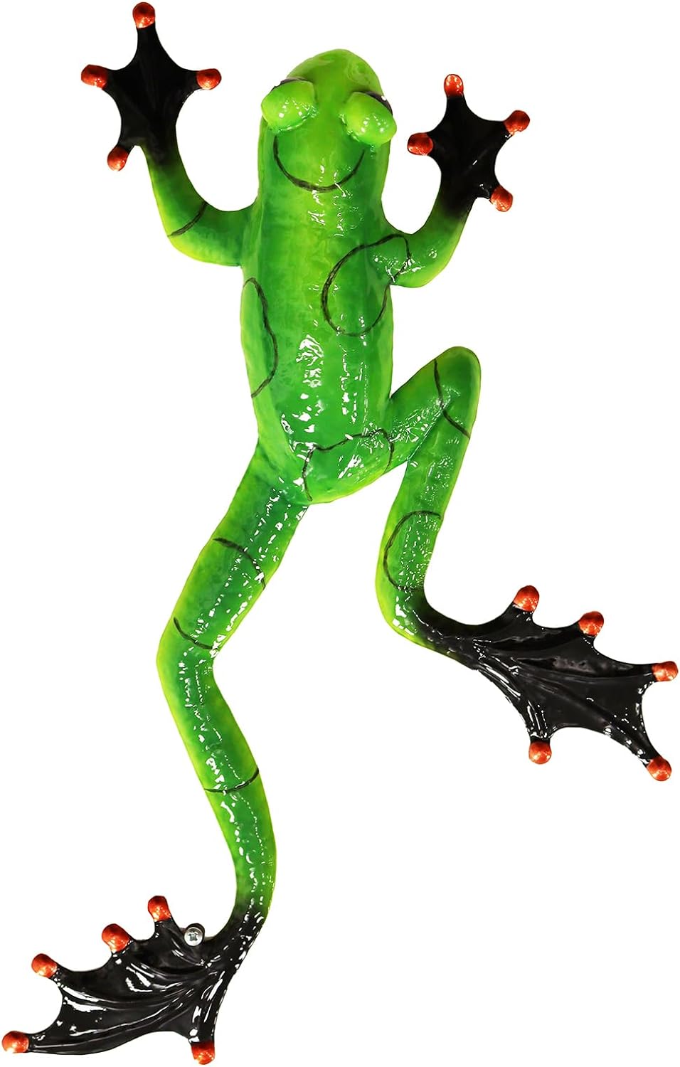 Metal Green Frog Wall Art
