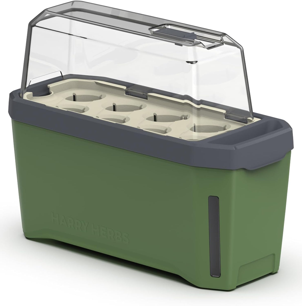 Harry Herbs 4-in-1 Herb Pot - Dark Green