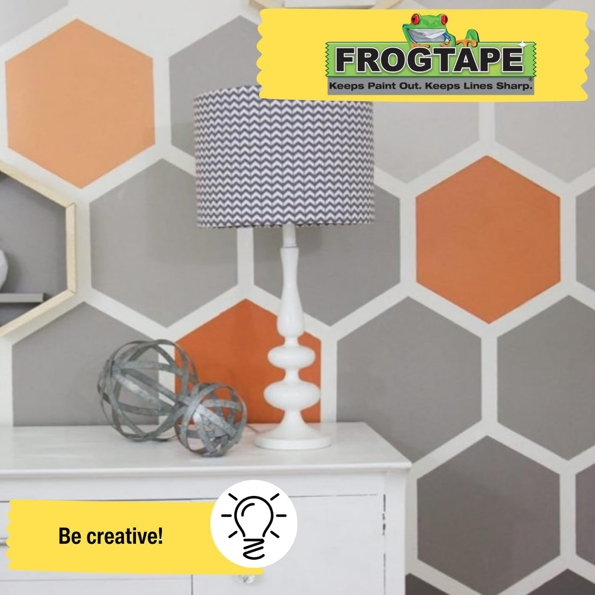 Frog Tape Yellow Delicate Surface Painters Masking Tape 36mm x 41.1m