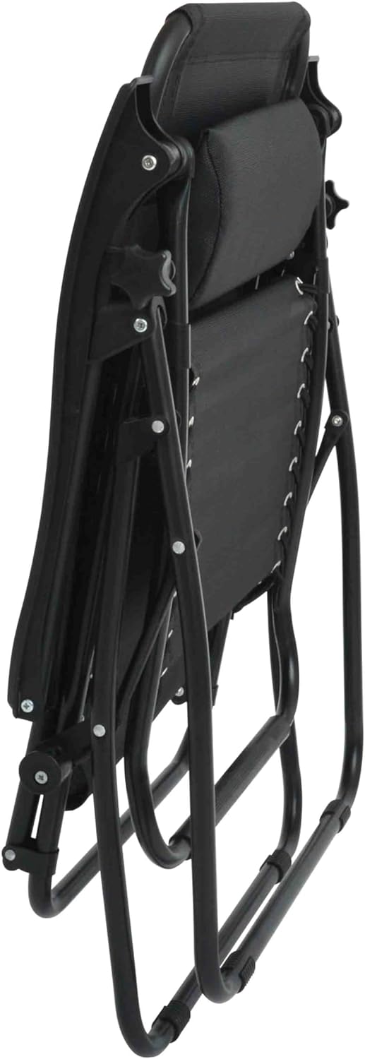 Zero Gravity Sun Lounger - Black