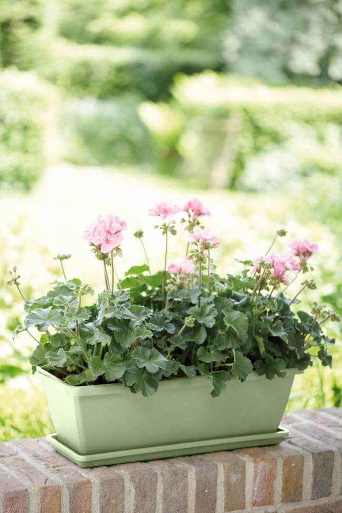 Barcelona Trough 50 - Planter for Balcony & Outdoor - Pistachio