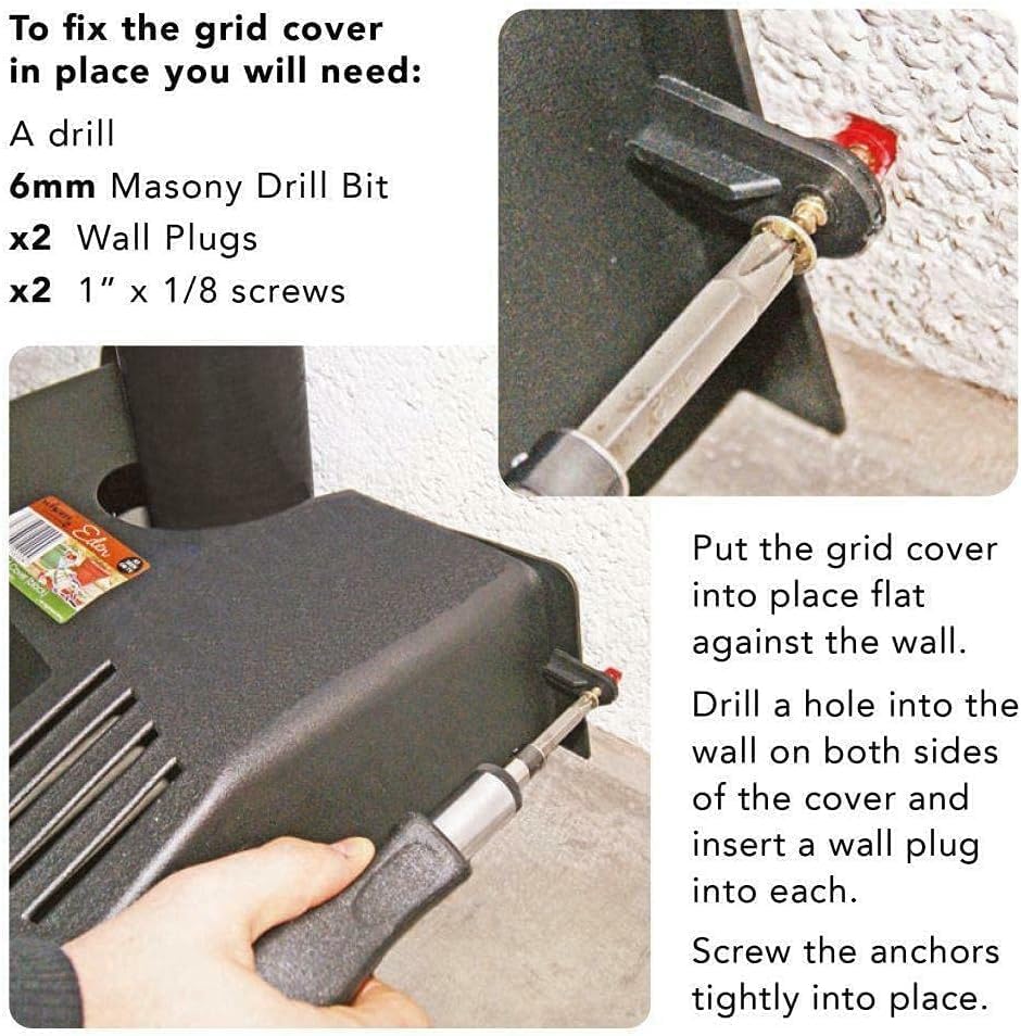 Drain Grid Cover Black