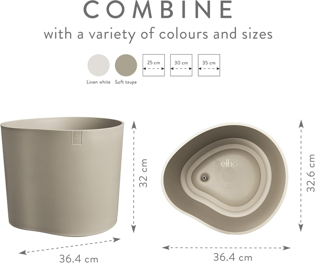 Eden 35cm Indoor / Outdoor Plant Pot - Soft Taupe